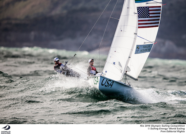Annie Haeger and Briana Provancha - 470 Womens-USA-Rio-photo by Sailing Energy - World Sailing